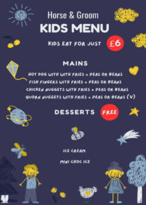 Kids Food Menu