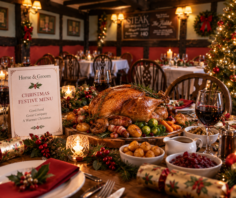 Our festive menu